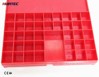 CE ISO Approved Wire Type Penetrameter , Plastic X - Ray Lead Marker Box
